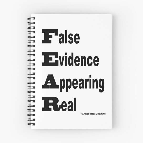 Item preview, White Fear - False Evidence Appearing Real designed and sold by JanderraDesigns.