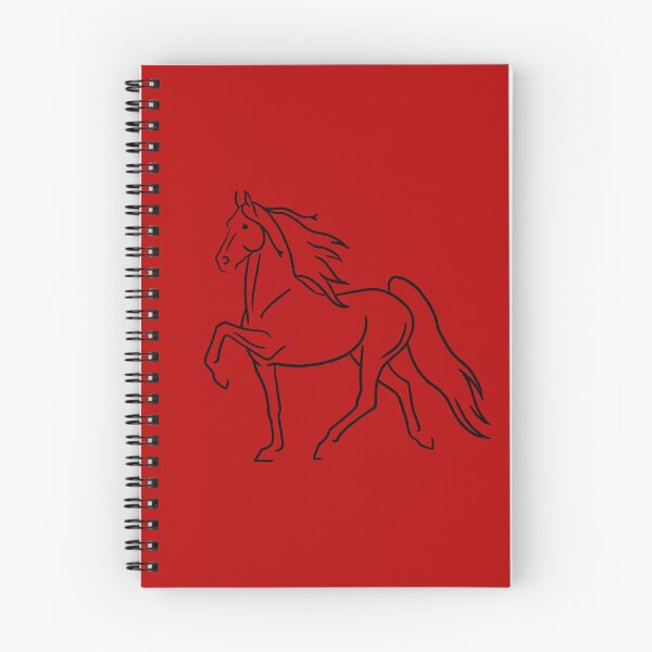 Item preview, Minimalist Sketch of Five Gaited American Saddlebred Horse designed and sold by DappledMoon.