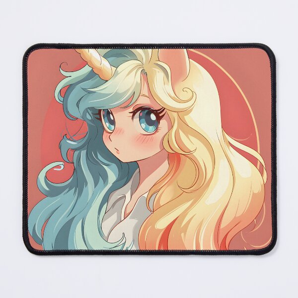 Item preview, Enchanted Unicorn Pastel Portrait designed and sold by inkArtistryfine.