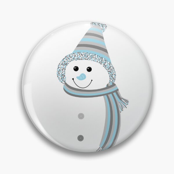 Item preview, Demiboy Pride Snowman Snowperson Blue Grey White designed and sold by JoyfulJen.
