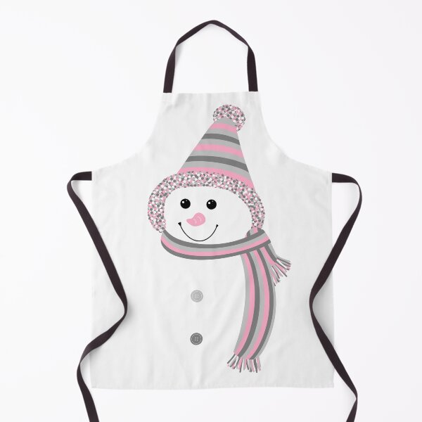 Item preview, Demigirl Pride Snowman Snowperson Pink Grey White designed and sold by JoyfulJen.