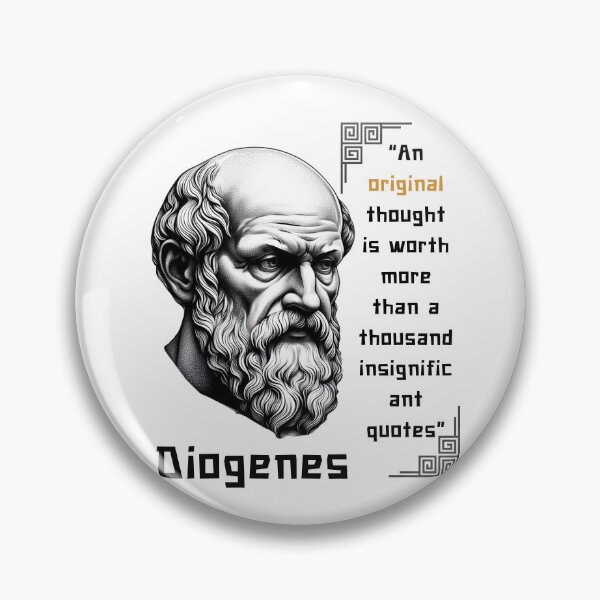 Item preview, Diogenes famous quote for stoics designed and sold by CachoGlorious.