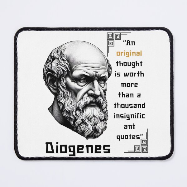 Item preview, Diogenes famous quote for stoics designed and sold by CachoGlorious.