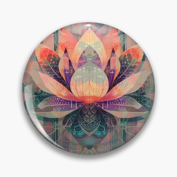 Item preview, Abstract Lotus Fusion Artwork designed and sold by inkArtistryfine.