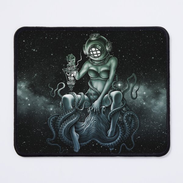 Item preview, Fantasy galaxy walker with creepy octopus designed and sold by Winya.