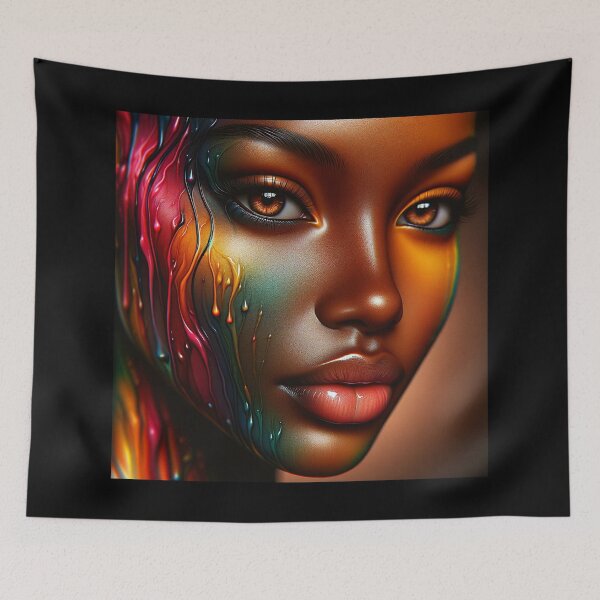 Item preview, Stunning Color Drip Lady designed and sold by TrulyBlessedLLC.