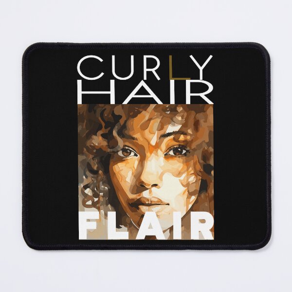 Item preview, Curly hair flair style B - white text designed and sold by TertlPeak by kaez.