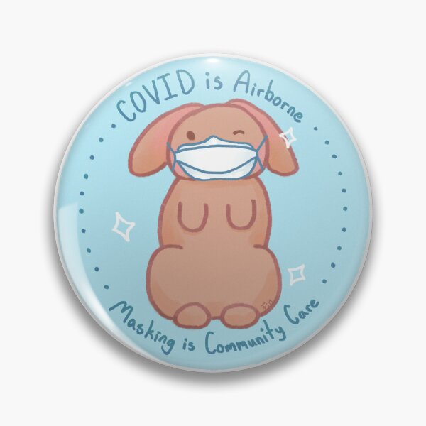 Item preview, Masking is Community Care Covid Conscious Bunny designed and sold by Fin-Art-.