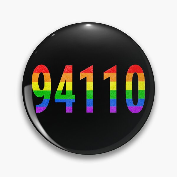 Item preview, Castro District San Franscisco Zip Code 94110 designed and sold by BackgroundPixel.
