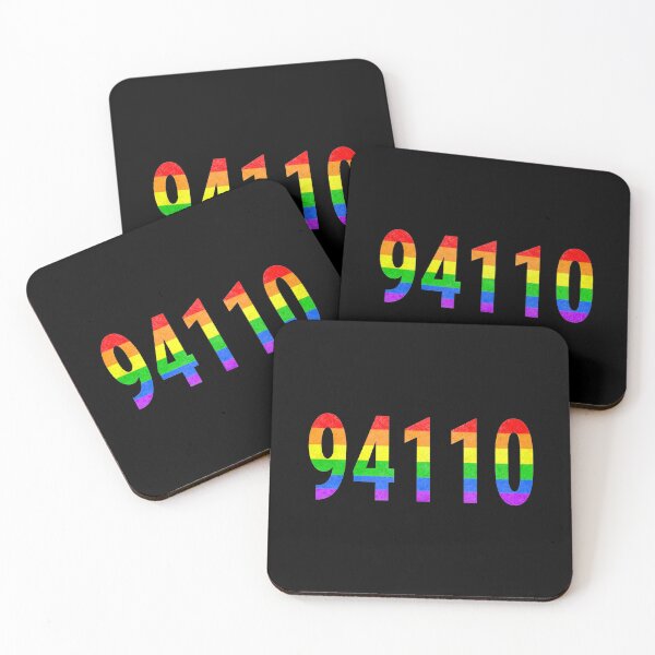 Item preview, Castro District San Franscisco Zip Code 94110 designed and sold by BackgroundPixel.