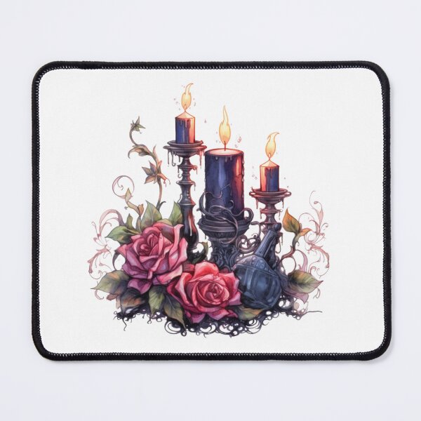Item preview, Beautiful glowing candles entwined with roses designed and sold by Bellaleo21.