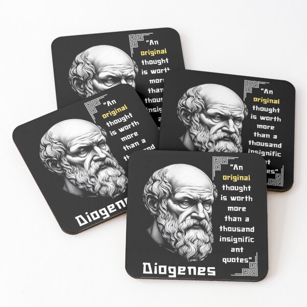Item preview, Diogenes famous quote for stoics designed and sold by CachoGlorious.