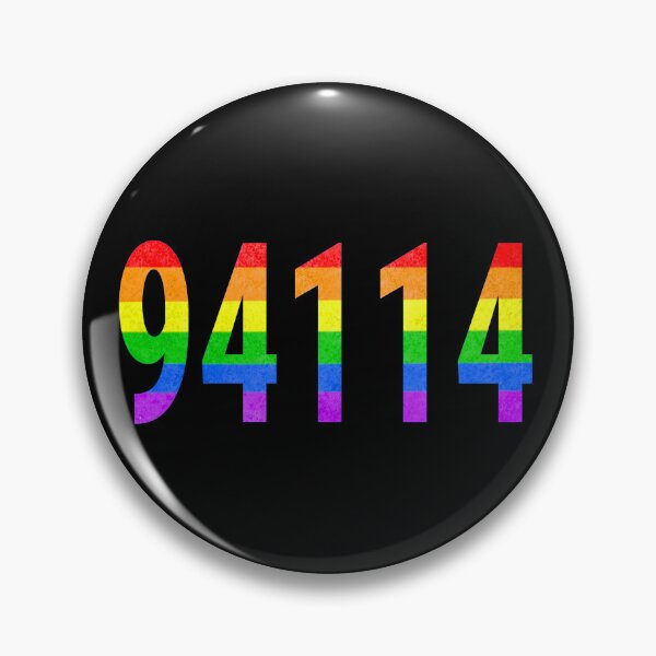 Item preview, Castro District San Franscisco Zip Code 94114 designed and sold by BackgroundPixel.