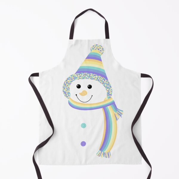 Item preview, Genderfaun Pride Snowman Snowperson Yellow Green Blue Purple designed and sold by JoyfulJen.