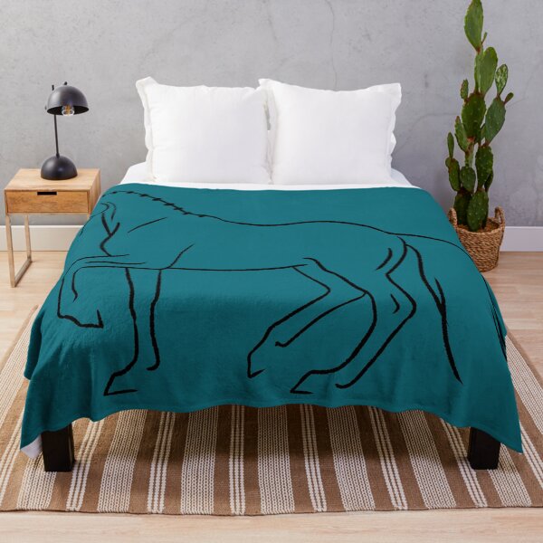 Item preview, Minimalist Sketch of Dressage Horse in Piaffe designed and sold by DappledMoon.
