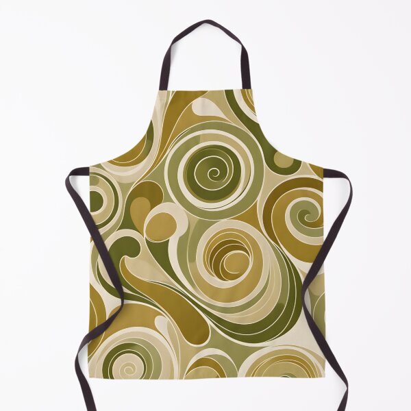 Item preview, Mid-century modern, Fluid Shapes, Olive Green #2 designed and sold by Prints and Lifestyle.