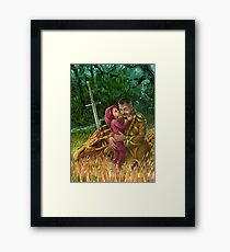 Dragon Slayer Framed Print