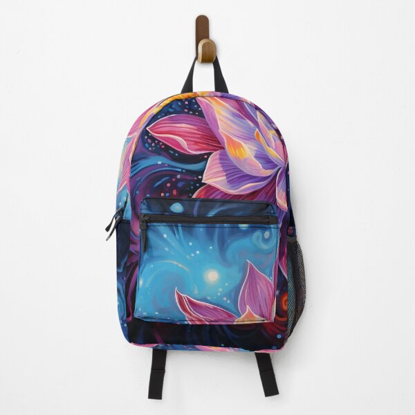 Item preview, Astral Lotus Radiance Painting designed and sold by inkArtistryfine.