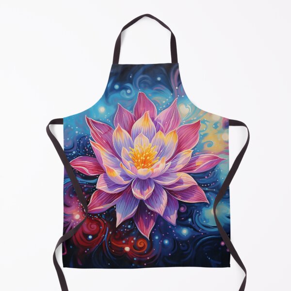 Item preview, Astral Lotus Radiance Painting designed and sold by inkArtistryfine.
