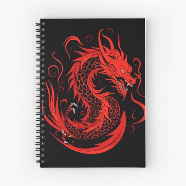 Item preview, Fiery Red Dragon Mystique Art designed and sold by inkArtistryfine.
