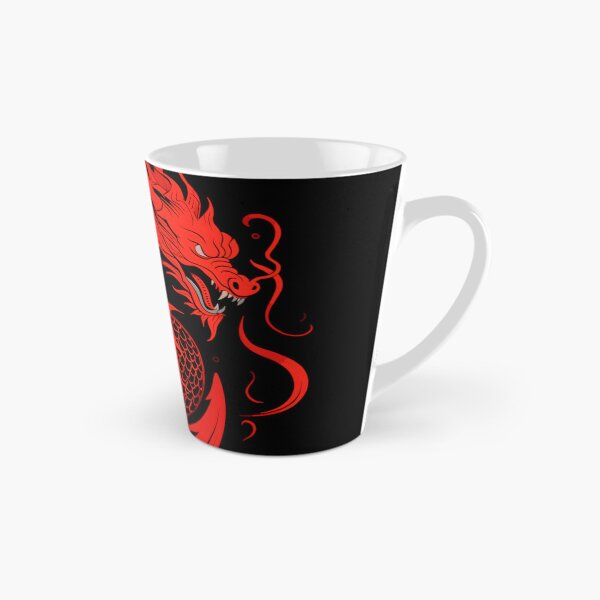 Artikelvorschau, Feuriger roter Drache Mystique Art entworfen und verkauft von inkArtistryfine.