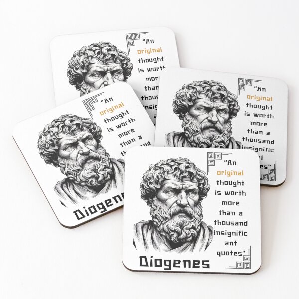 Item preview, Diogenes famous quote for stoics lovers designed and sold by CachoGlorious.