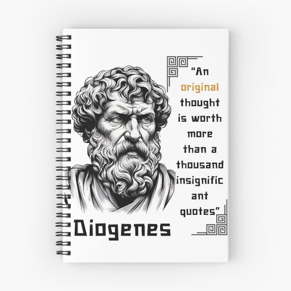 Item preview, Diogenes famous quote for stoics lovers designed and sold by CachoGlorious.