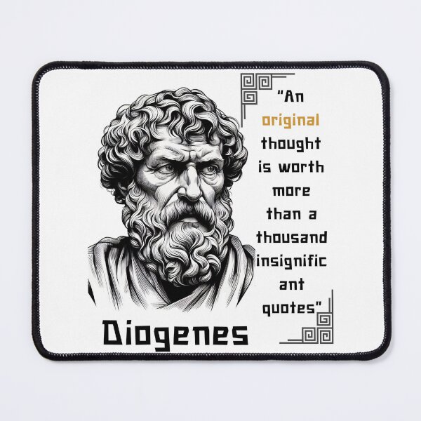 Item preview, Diogenes famous quote for stoics lovers designed and sold by CachoGlorious.