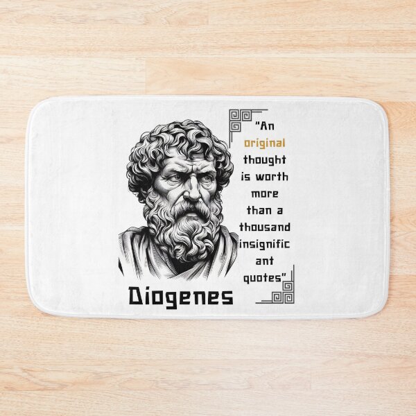 Item preview, Diogenes famous quote for stoics lovers designed and sold by CachoGlorious.