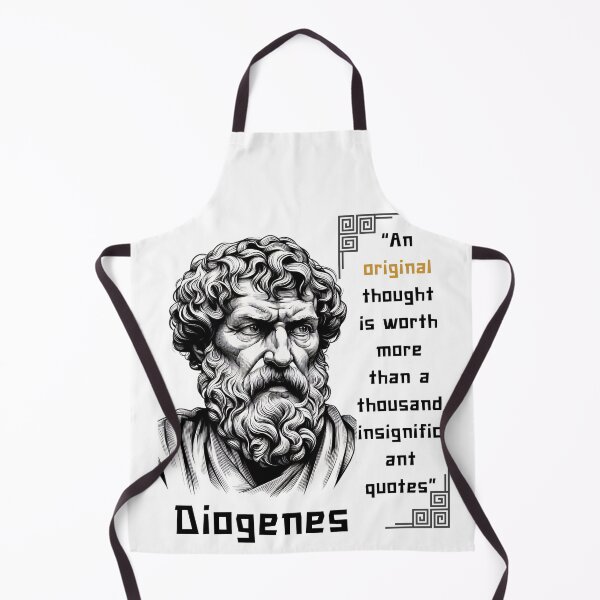 Item preview, Diogenes famous quote for stoics lovers designed and sold by CachoGlorious.