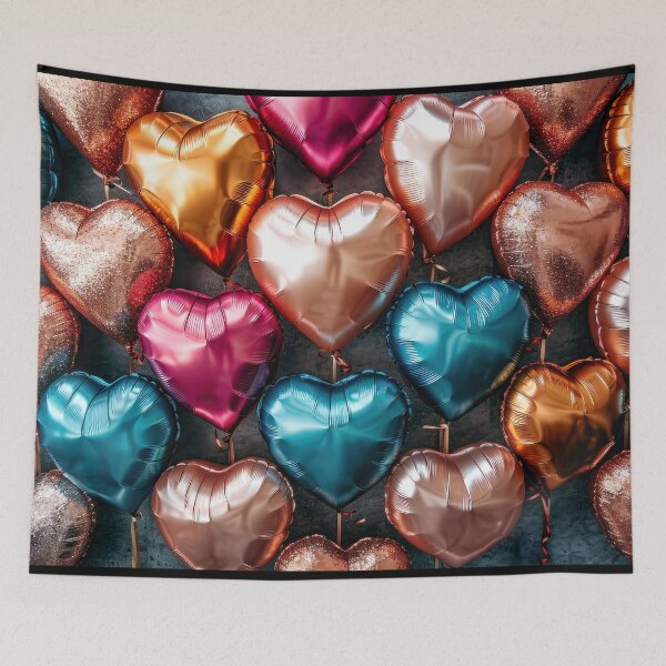 Item preview, Colorful Heart Shaped Balloons - Jigsaw Puzzle designed and sold by jecphotography and art.