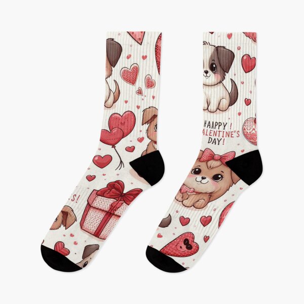 Item preview, Puppy Valentine Love designed and sold by purplesensation.