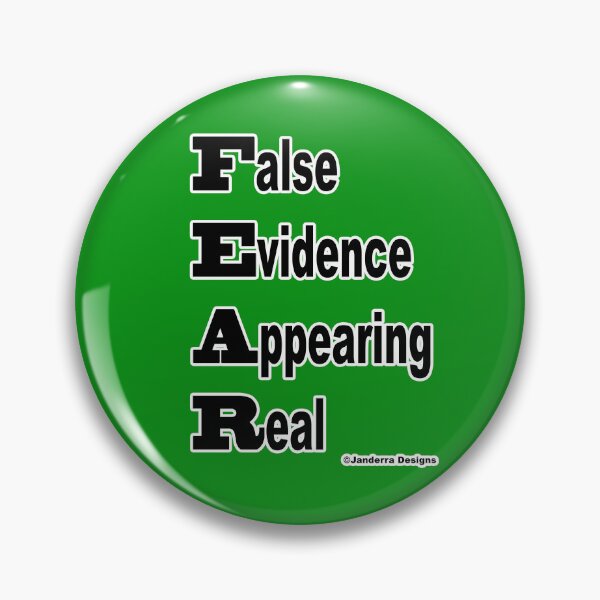 Item preview, Green Fear - False Evidence Appearing Real designed and sold by JanderraDesigns.