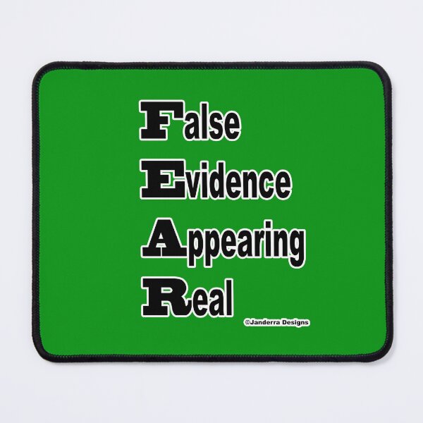 Item preview, Green Fear - False Evidence Appearing Real designed and sold by JanderraDesigns.