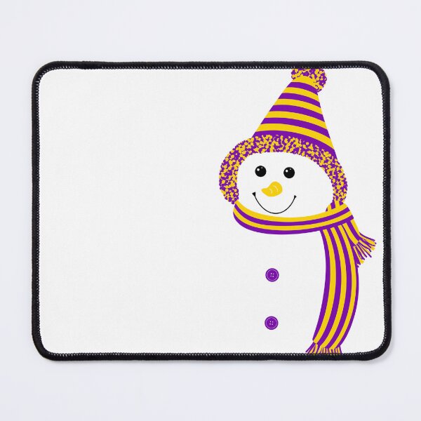 Item preview, Intersex Pride Snowman Snowperson Yellow Purple designed and sold by JoyfulJen.