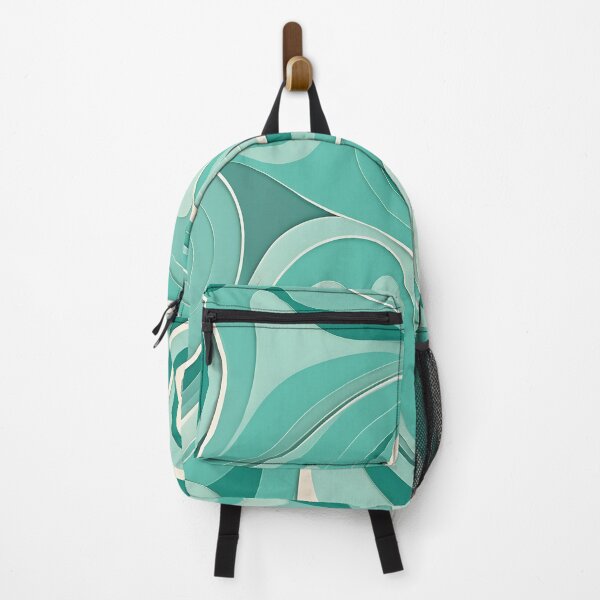 Item preview, Mid-century modern, Fluid Shapes, Aqua #1 designed and sold by Prints and Lifestyle.