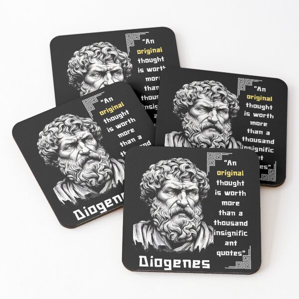 Item preview, Diogenes famous quote for stoics lovers designed and sold by CachoGlorious.