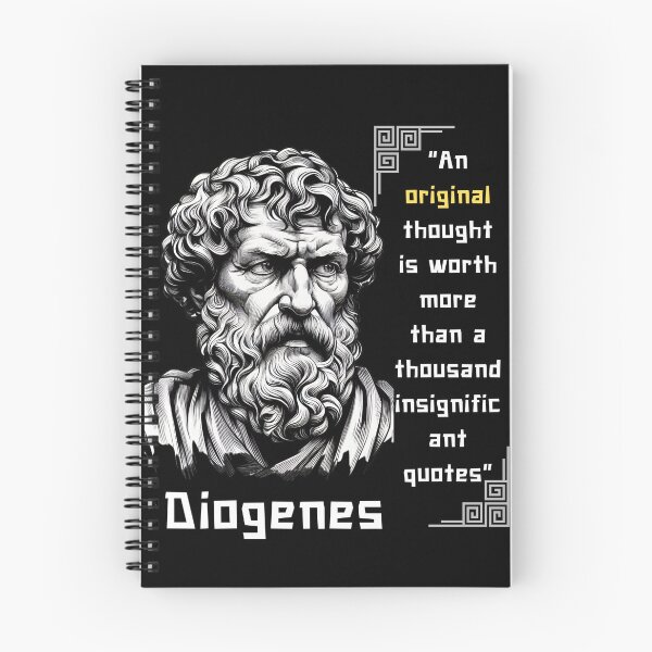 Item preview, Diogenes famous quote for stoics lovers designed and sold by CachoGlorious.