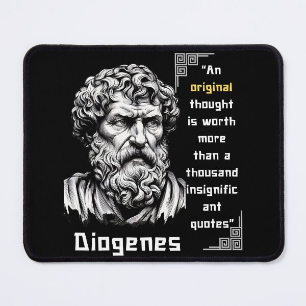 Item preview, Diogenes famous quote for stoics lovers designed and sold by CachoGlorious.