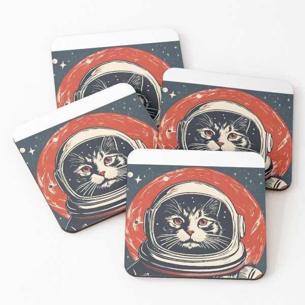 Item preview, Space cat emergency  - soviet cat designed and sold by BoxcarDesigns.