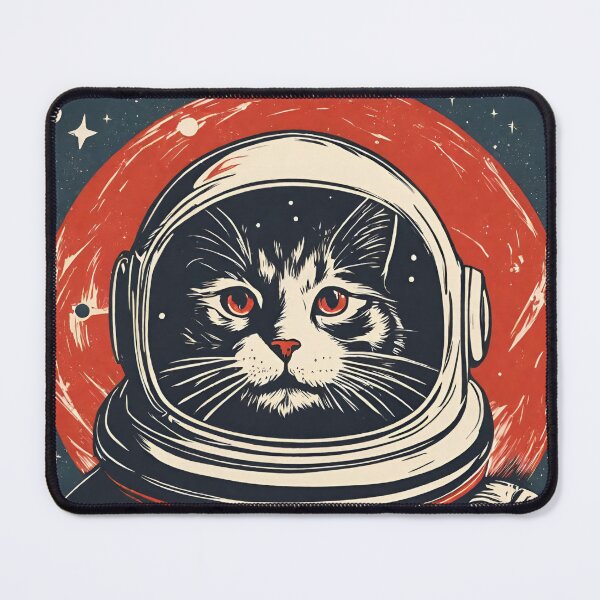 Item preview, Space cat emergency  - soviet cat designed and sold by BoxcarDesigns.