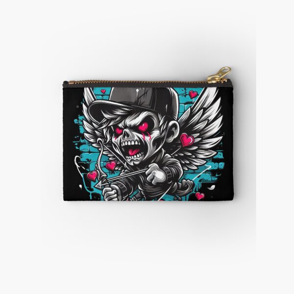 Item preview, Graffiti Angel: A Dark, Urban Twist on Love, Goth cupid. designed and sold by 271Studio.