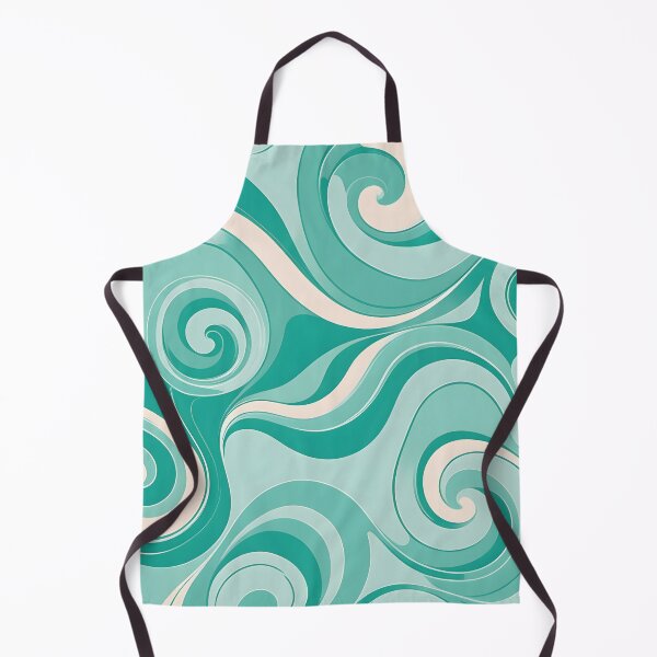 Item preview, Mid-century modern, Fluid Shapes, Aqua #2 designed and sold by Prints and Lifestyle.