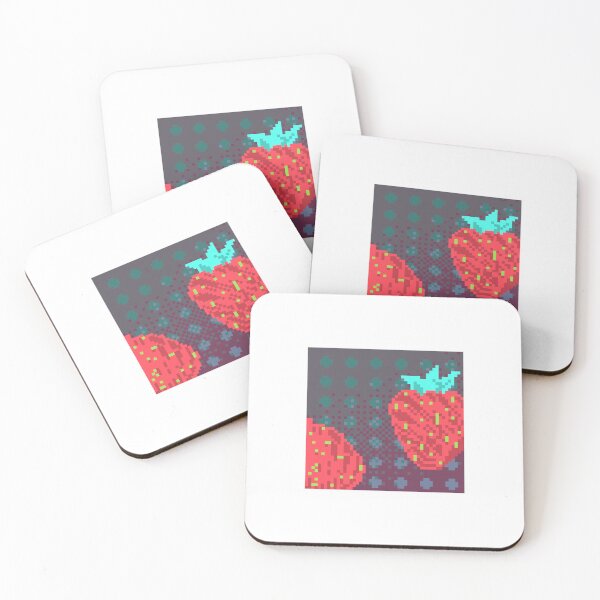 Item preview, Weird Pixel Art of Strawberries designed and sold by ZaMothman.