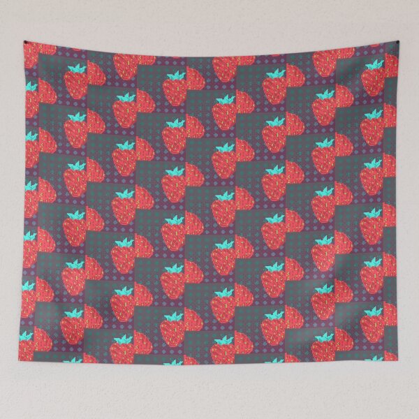 Item preview, Weird Pixel Art of Strawberries designed and sold by ZaMothman.
