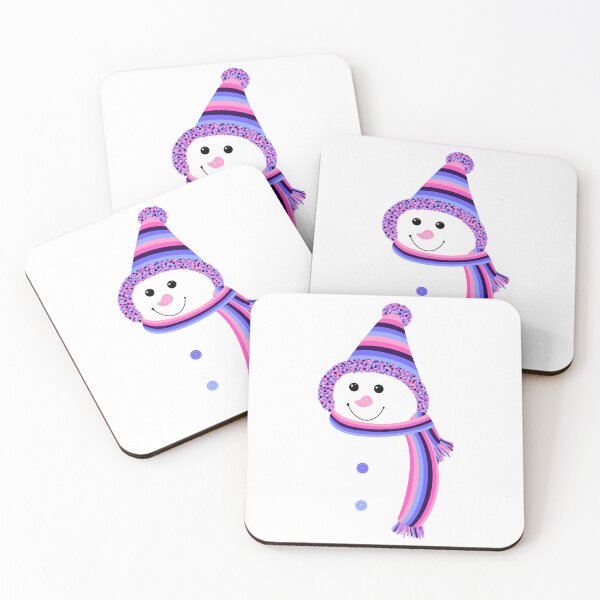 Item preview, Omnisexual Pride Snowman Snowperson Pink Purple Blue designed and sold by JoyfulJen.