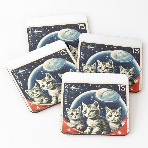Item preview, Galactic heroes - soviet cat designed and sold by BoxcarDesigns.
