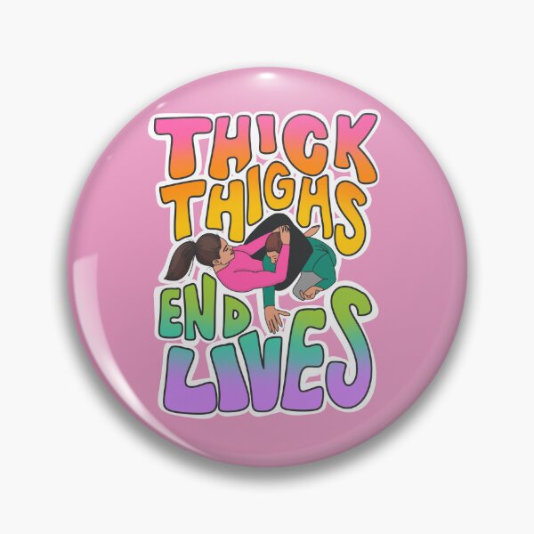 Item preview, Thick Thighs End Lives designed and sold by OctagonGlasses.