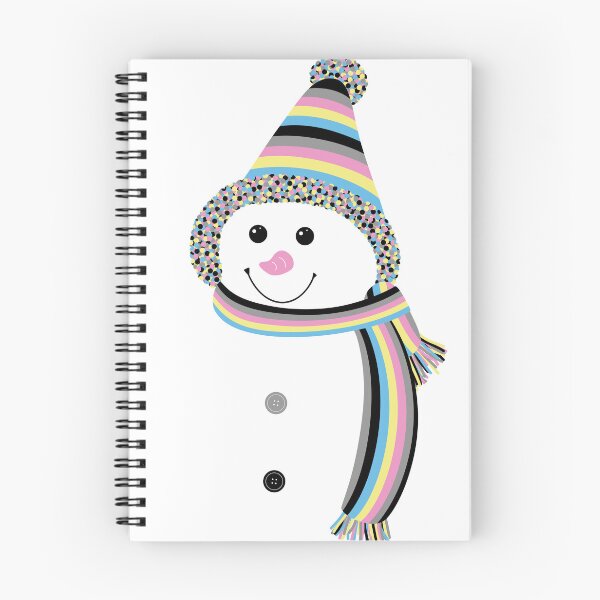 Item preview, Polygender Pride Snowman Snowperson Black Grey Pink Yellow Blue designed and sold by JoyfulJen.