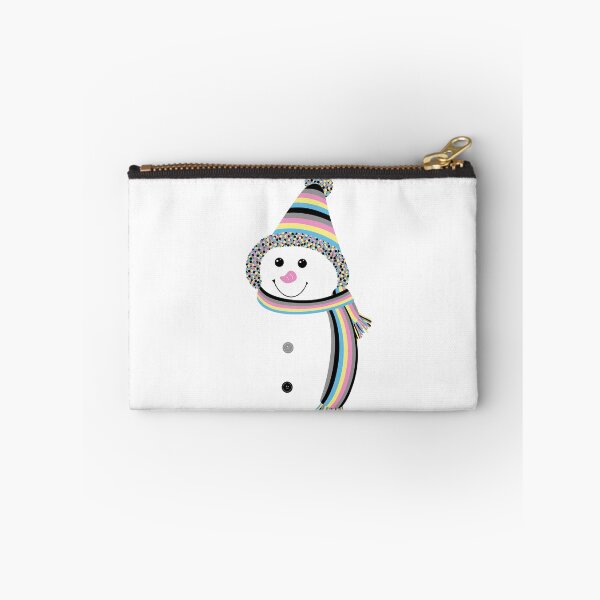 Item preview, Polygender Pride Snowman Snowperson Black Grey Pink Yellow Blue designed and sold by JoyfulJen.